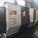 两台哈斯ST30数控斜轨车床