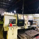 ：清一色两台大连6163三米数控车床