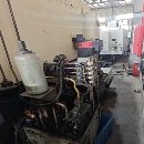 沈阳6070数控立车，带ZF齿轮箱，配21寸德国SMW液压卡.