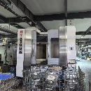 刚刚买下一台台湾崎发HT-500A双工位卧加、发那科18-MB.