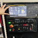 乔峰vh-85立式加工中心，发那科MF系统。