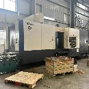 刚刚拿下一台2018年高配韩国威亚双工位卧式加工中心，.