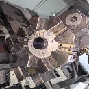 韩国货泉高精密数控车床，10寸卡盘，发那科系统，加工.