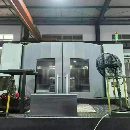 海天800双工位卧加工厂在位！发那MF系统！使用了8000.