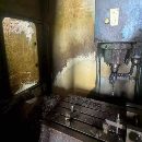 刚刚拿下一台台湾高峰850数控铣，三轴线轨，BT40主轴.